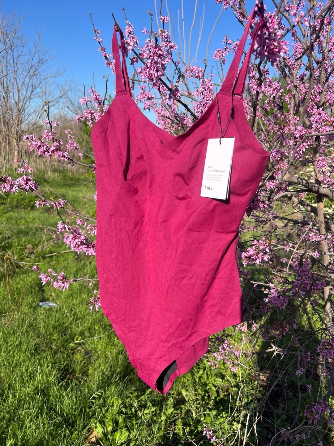Knix Luxelift Every Bodysuit In Winterberry Size Large
